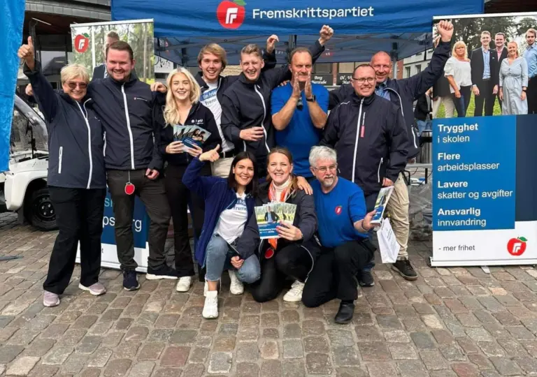 Lenke til artikkel om Blått flertall etter 110 år!