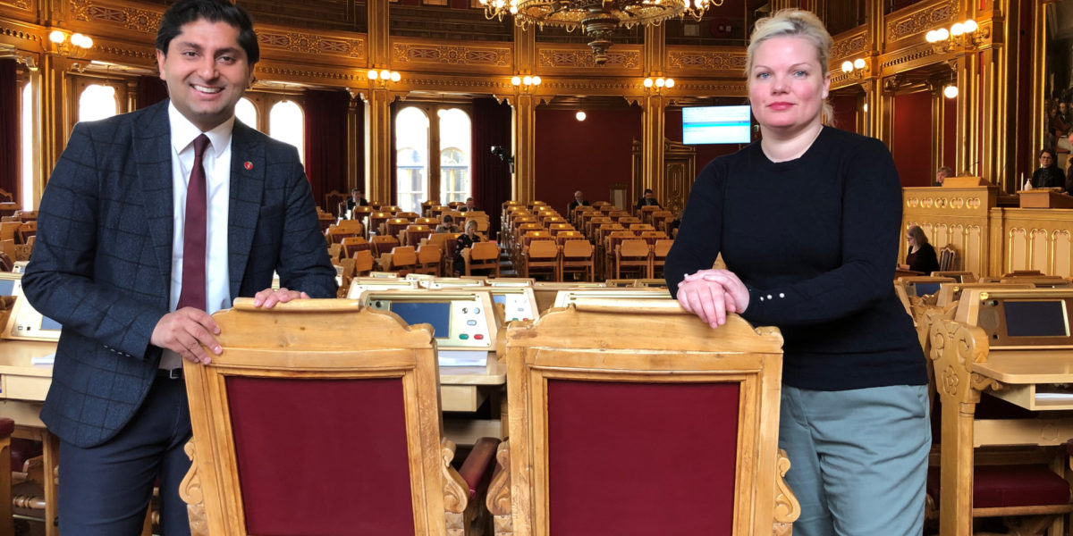 Foto. Himanshu og Silje