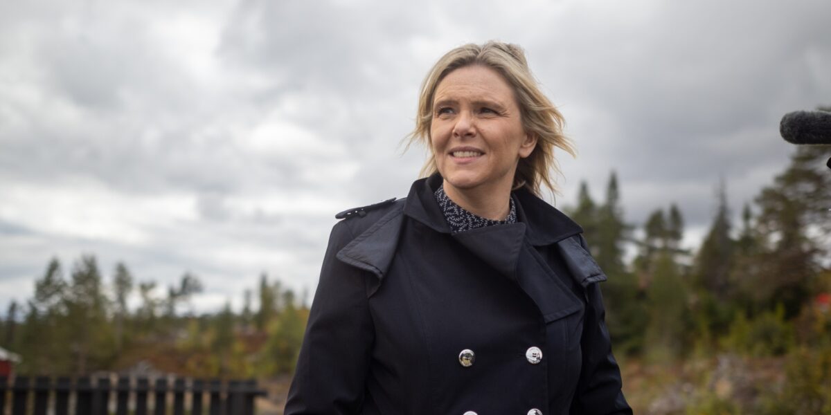 Foto av partileder Sylvi Listhaug Foto av partileder Sylvi Listhaug