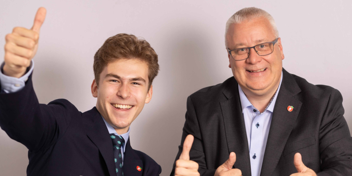 Foto av Filip Czyz og Bård Hoksrud