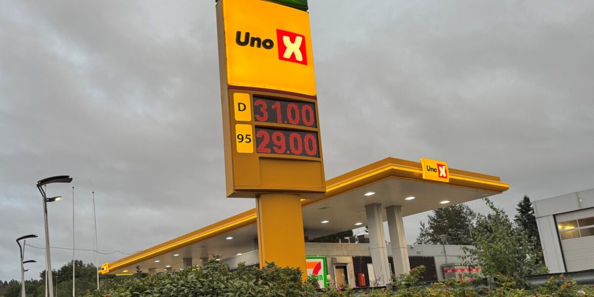 Diesel til 31 kroner literen på Fetsund i Akershus torsdag 17. september 2026. Diesel til 31 kroner literen på Fetsund i Akershus torsdag 17. september 2026.