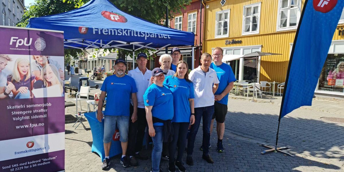 Stand 26.08.23 | Fremskrittspartiet - FrP.