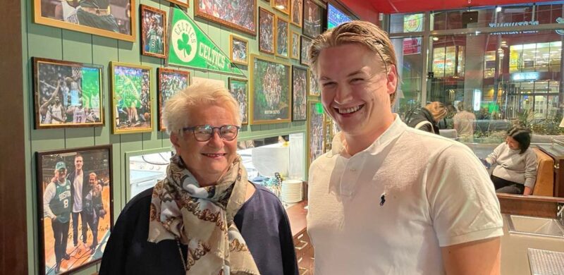Karin Kværner og Nicklas Hoff var godt fornøyd med kvelden.