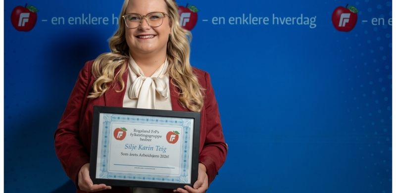 Silje Karin Teig kåret til Årets Arbeidsjern Silje Karin Teig kåret til Årets Arbeidsjern