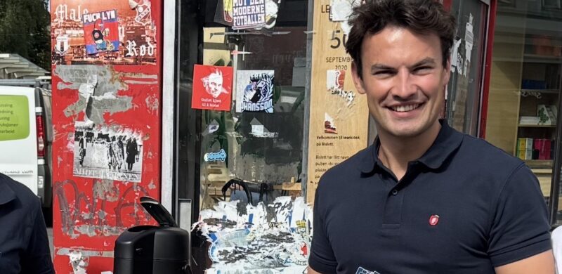 Stian finner du ofte på stand rundt i byen Stian finner du ofte på stand rundt i byen