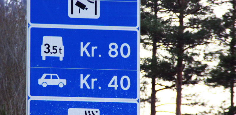 Illustrasjonsbilde av bompenger Illustrasjonsbilde av bompenger