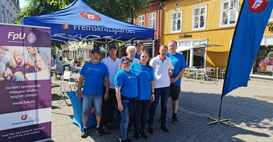 Ute på stand